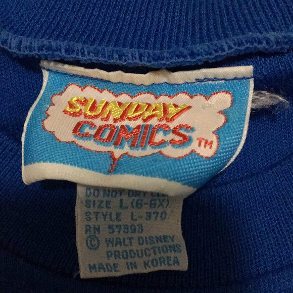 Vintage 80s Minnie and Mickey Mouse knit top - Picture 3 of 5